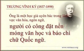TRƯƠNG VĨNH KÝ